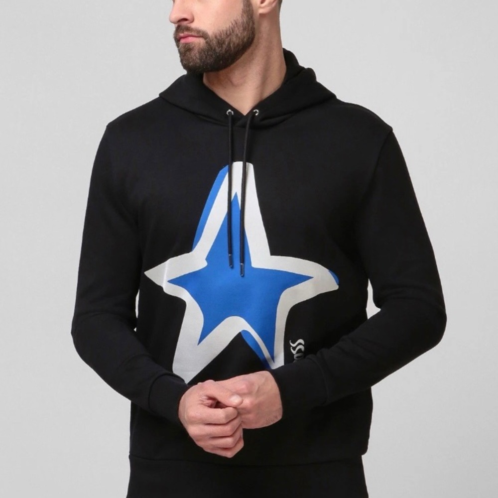 Hugo Boss x Justin Teodoro Limited Collaboration Hoodie Star Size M